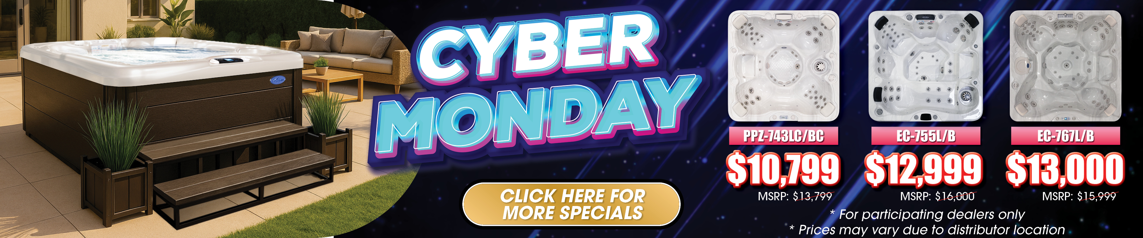 Calspas hot tub being used in a family setting - Georgetown